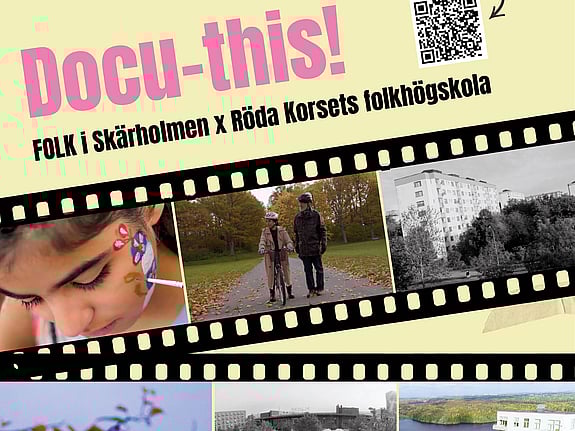 Poster för en kortfilmsfestival i Skärholmen