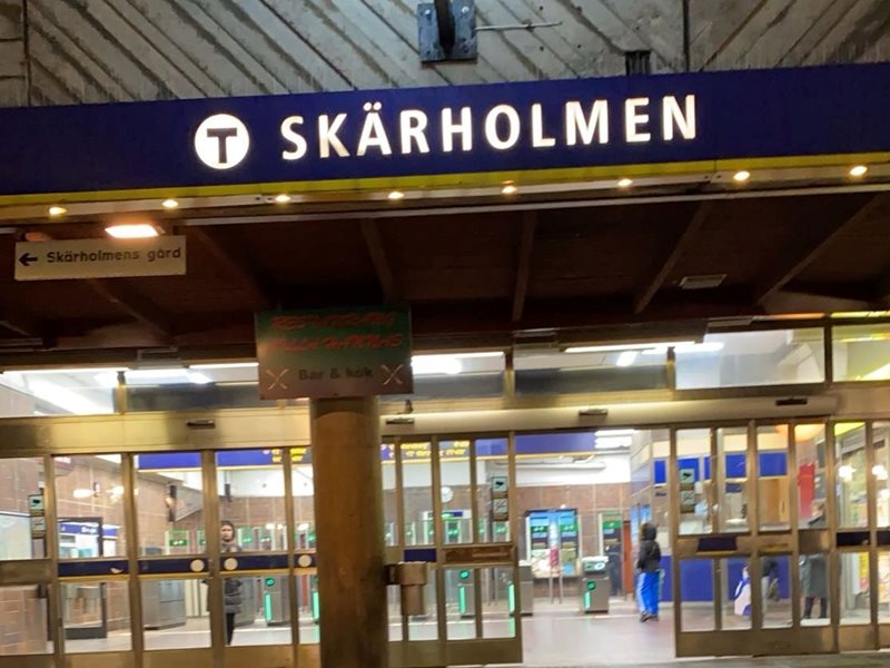 Skärholmens tunnelbanestation