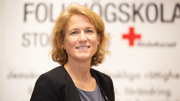 porträttbild av rektor Ulrika Sandin